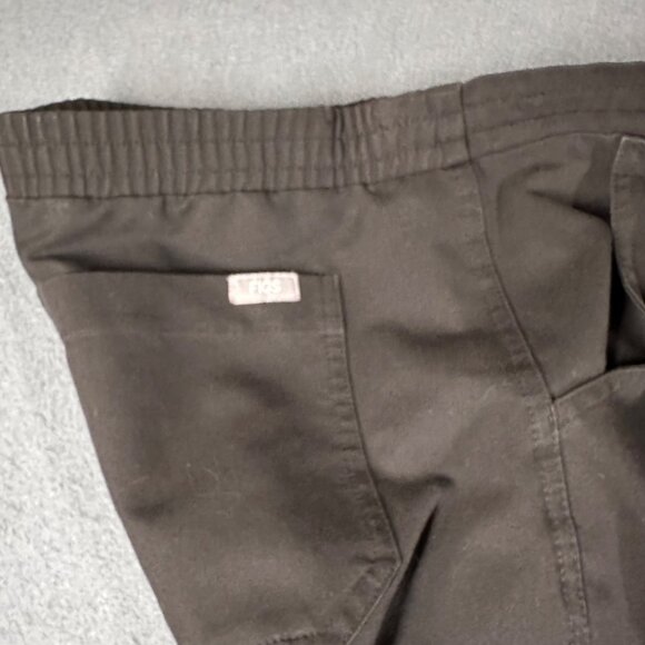 Figs Womens XS Technical Collection Scrub Cargo Pants Black Drawstring Pockets - Picture 14 of 16